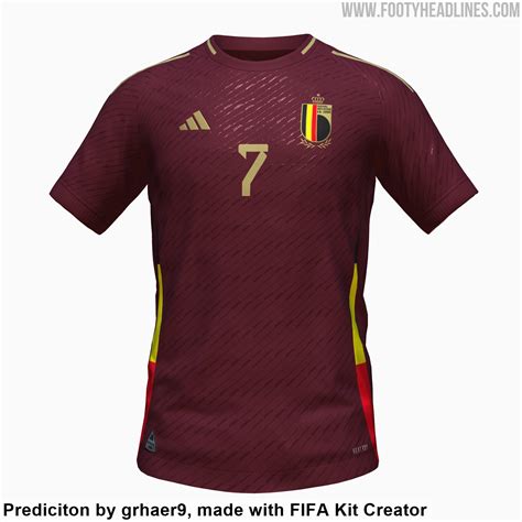 adidas Belgium 2024 Home Authentic Jersey 